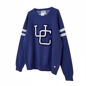 Uconn Huskies Homefield Sweater Chenille Patch New Men's XXL Navy Cotton